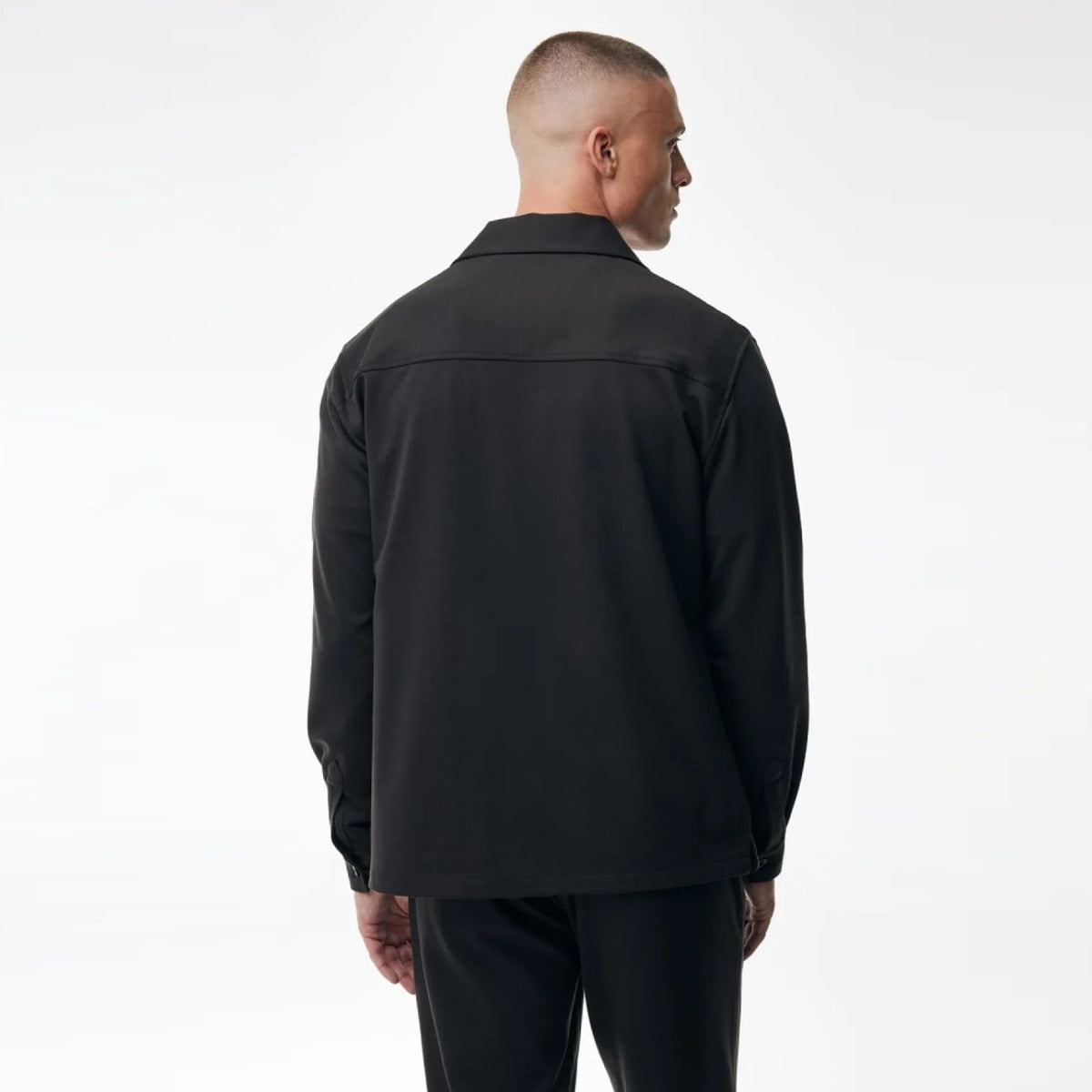 Genti Oaks Zip Overshirt Bruin