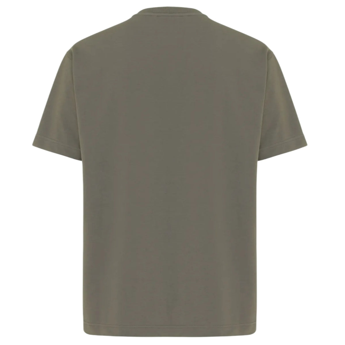Genti Relaxed Fit T-shirt Donker Groen