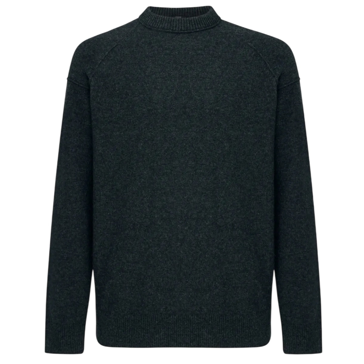 Genti Relaxed Wool Blend Sweater Antraciet