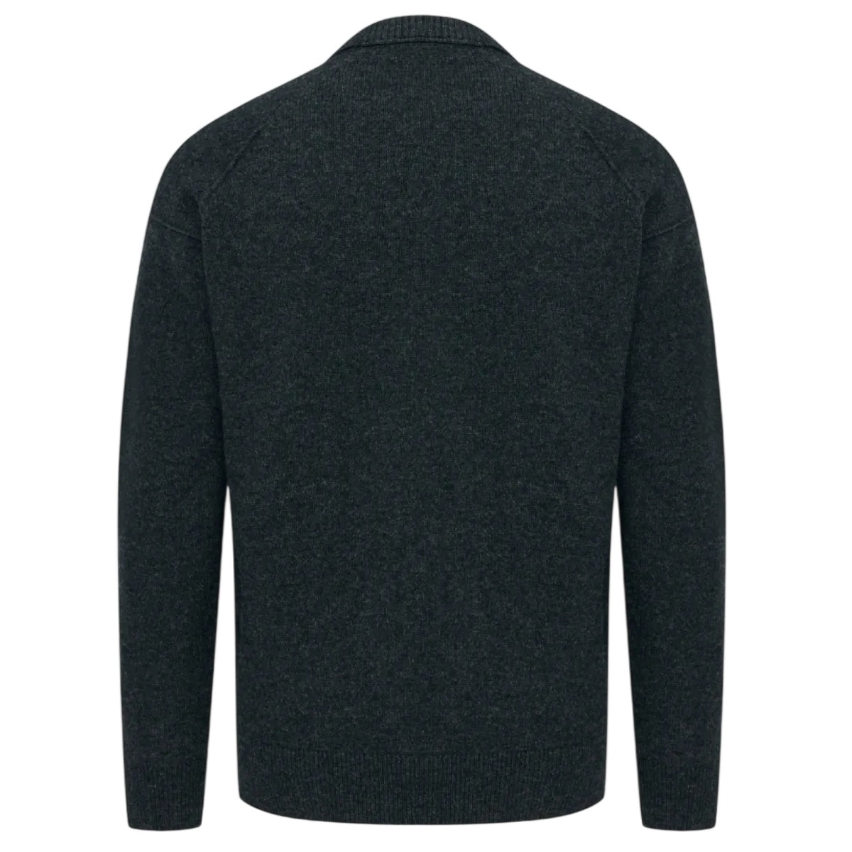 Genti Relaxed Wool Blend Sweater Antraciet