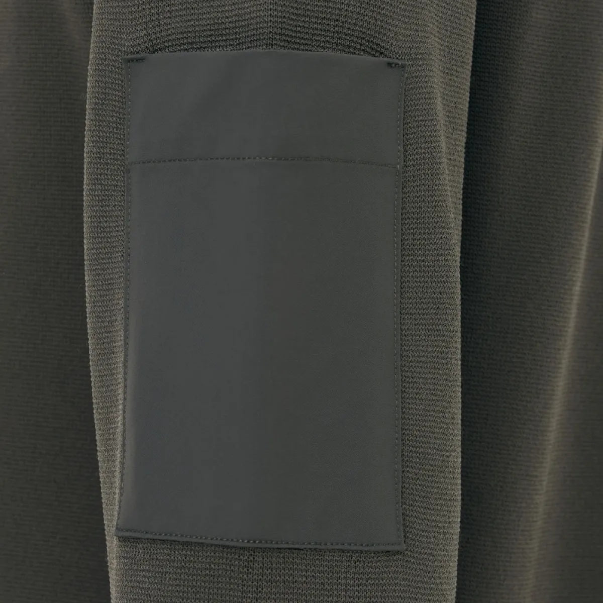 Genti Round Pocket Sweater Donker Groen