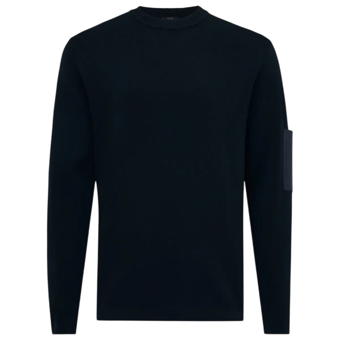 Genti Round Pocket Sweater Navy