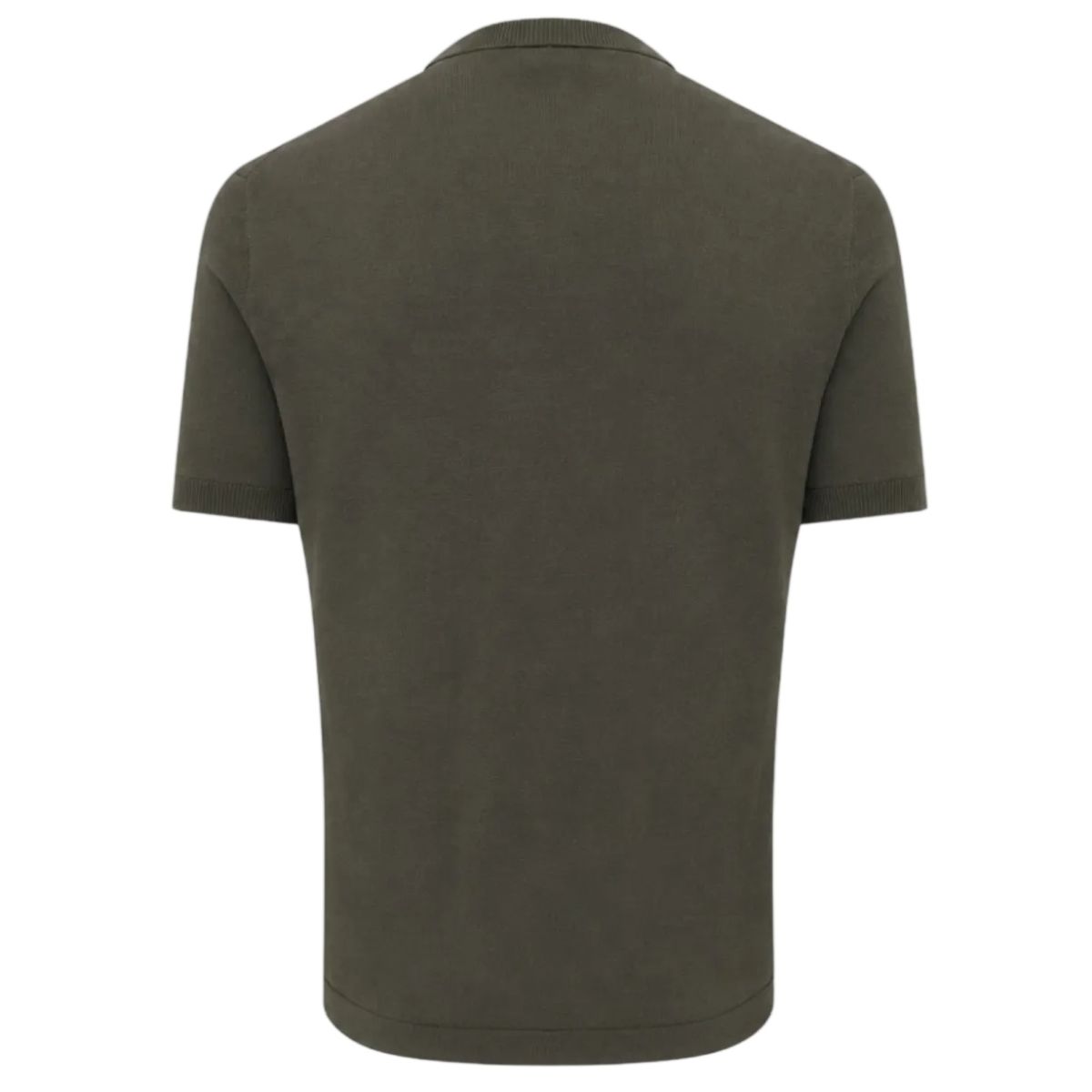 Genti Round T-shirt Donker Groen