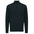 Genti Turtle 3 Buttons Sweater Antraciet
