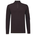 Genti Turtle Zip Sweater Bordeaux