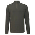 Genti Turtle Zip Sweater Donker Groen