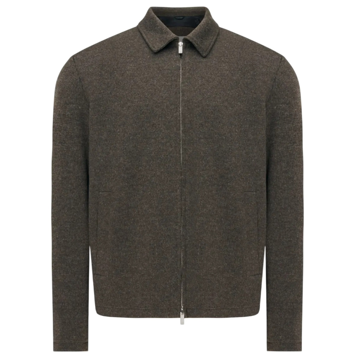 Genti Viper Monogram Overshirt Bruin