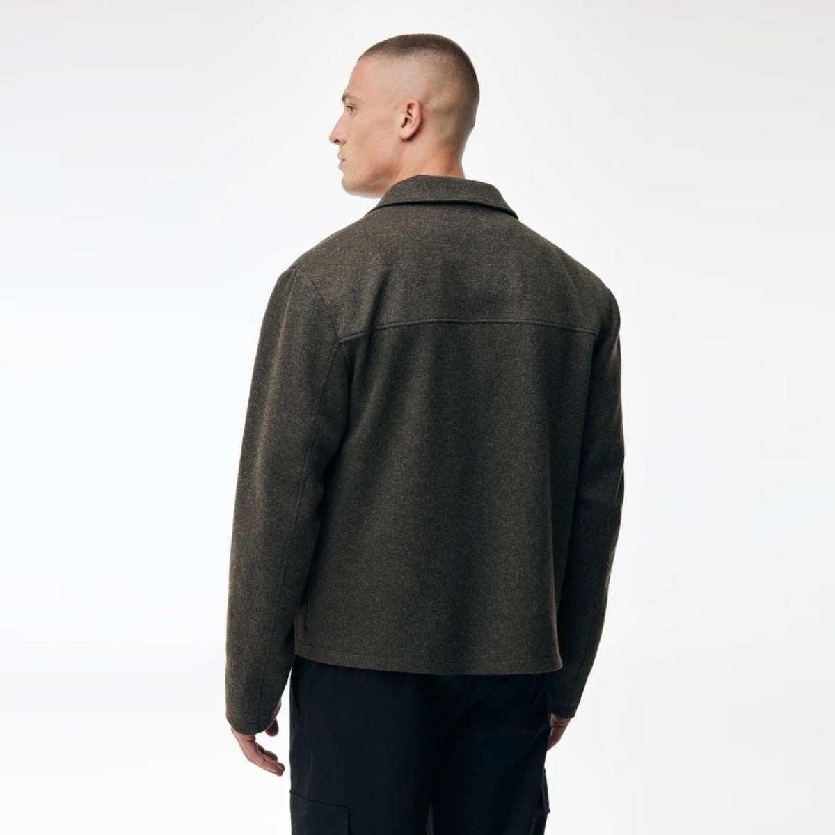 Genti Viper Monogram Overshirt Bruin