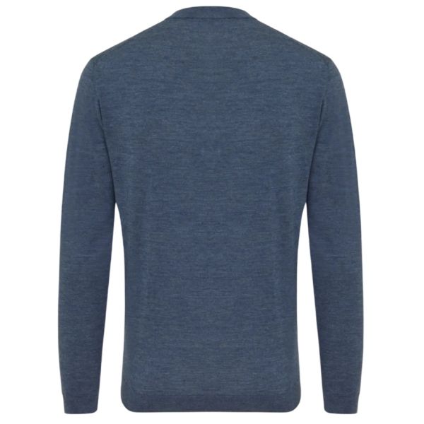 Gentiluomo Gold Round Sweater Blauw