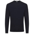 Gentiluomo Gold Round Sweater Navy