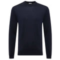 Gentiluomo Round Knit Sweater Navy