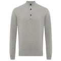 Gentiluomo Turtle Button Zip Sweater Grijs