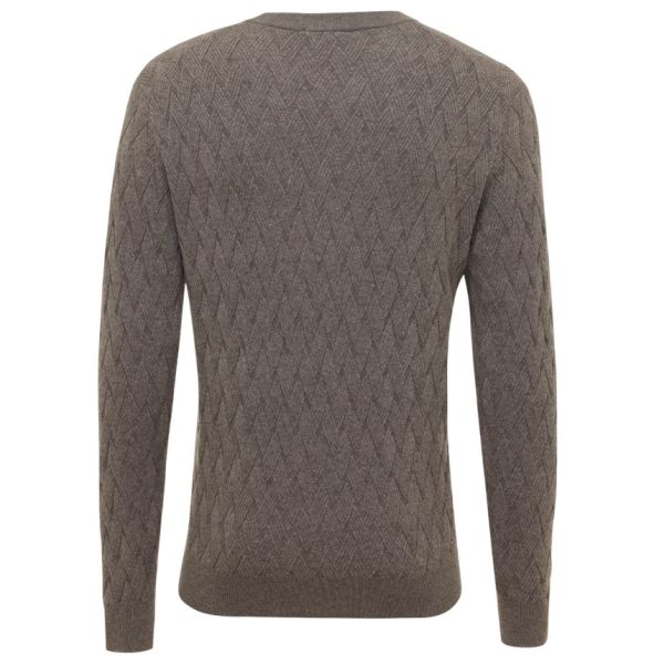 Gentiluomo Wool Knit Sweater Bruin