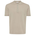 Gentiluomo Zip Polo Beige