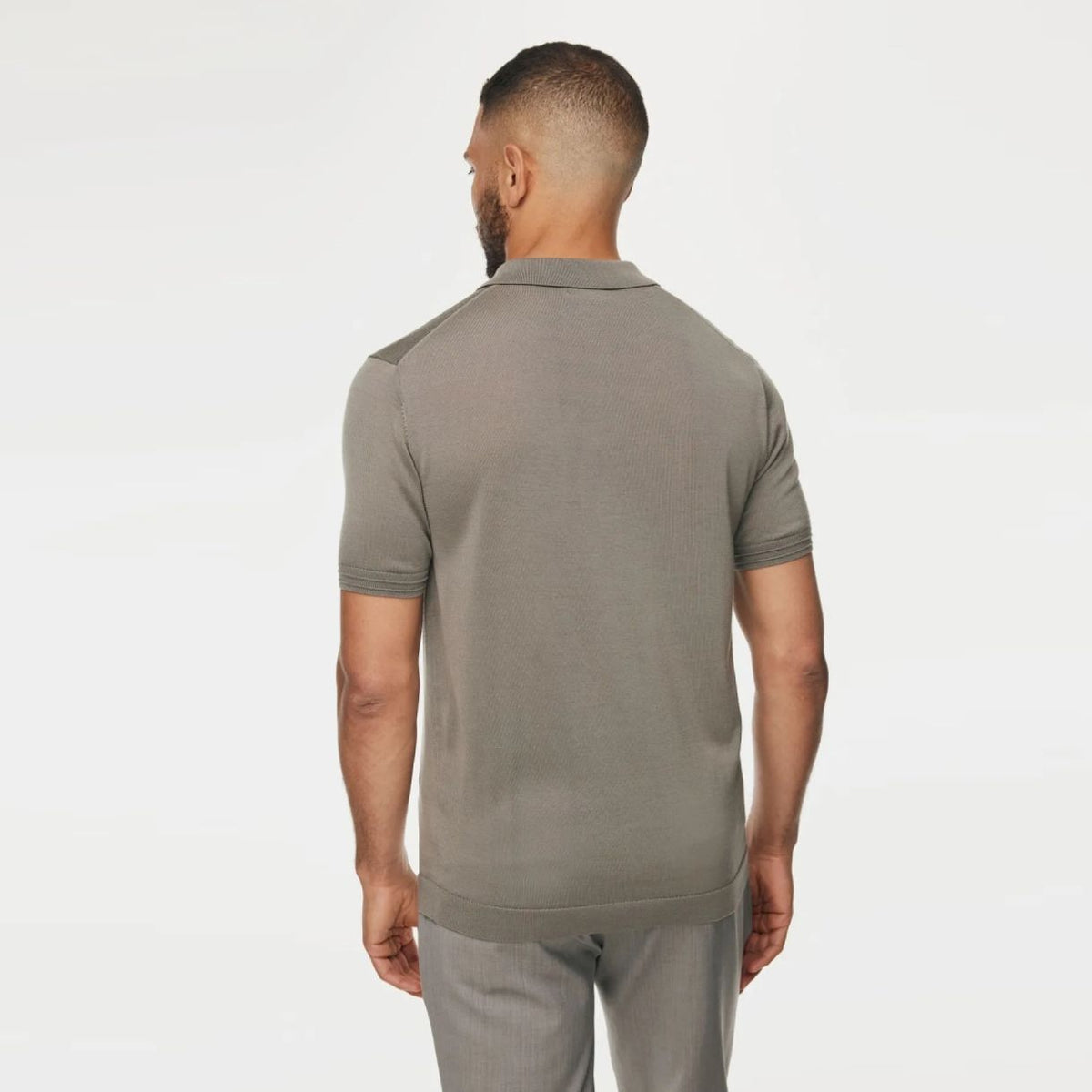 Gentiluomo 3 Buttons Polo Bruin