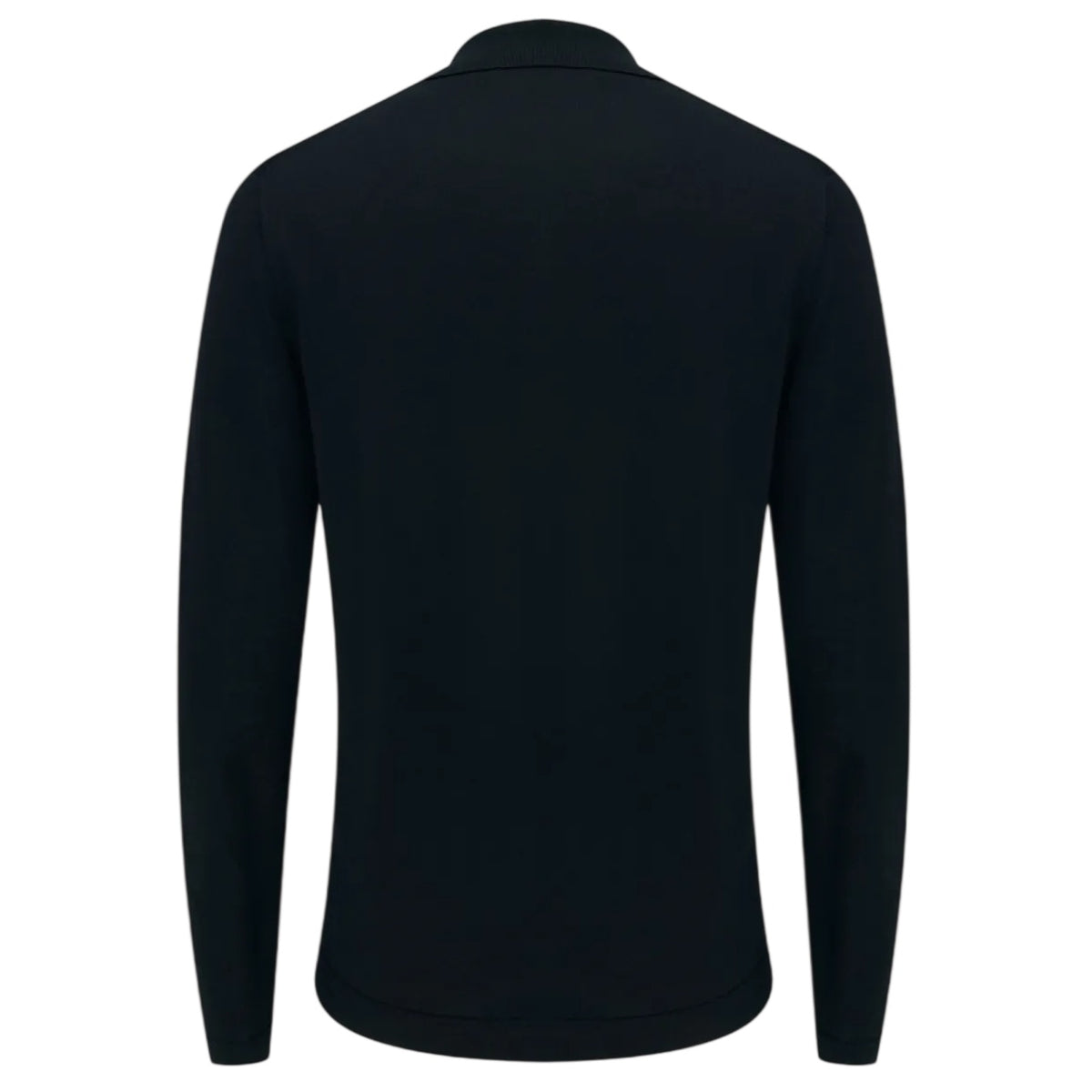 Gentiluomo No Buttons Longsleeve Polo Navy