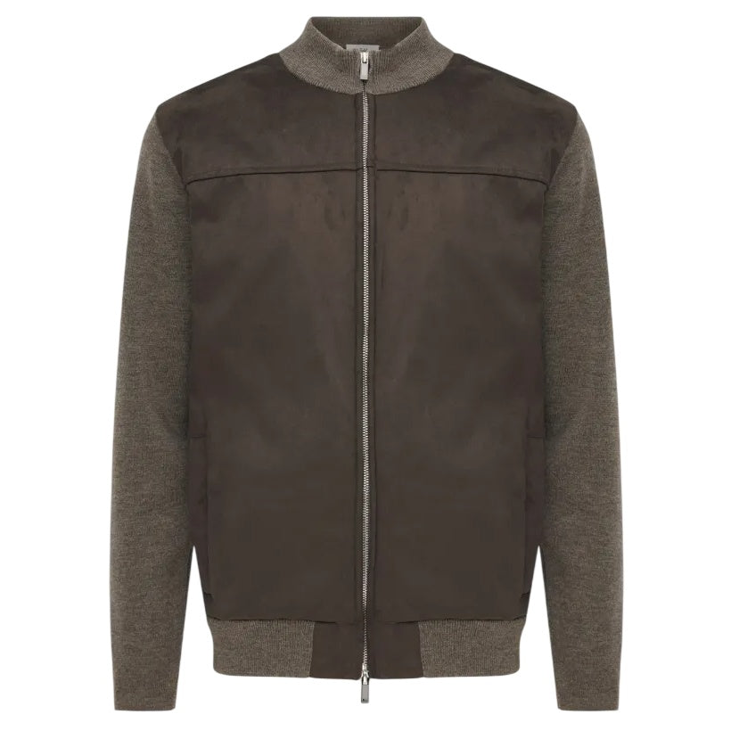 Gentiluomo Wool Zip Jack Bruin
