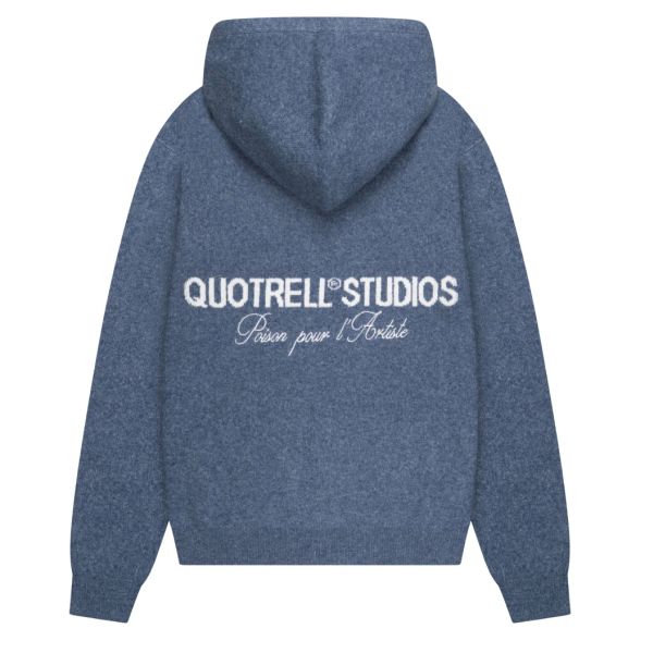 Quotrell Calvin Knitted Vest Blauw