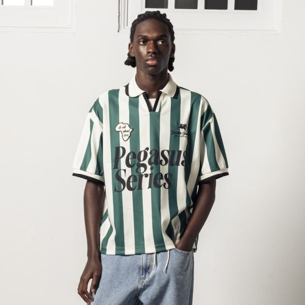 Goodies Sportive About Love Football T-shirt Groen/Off White