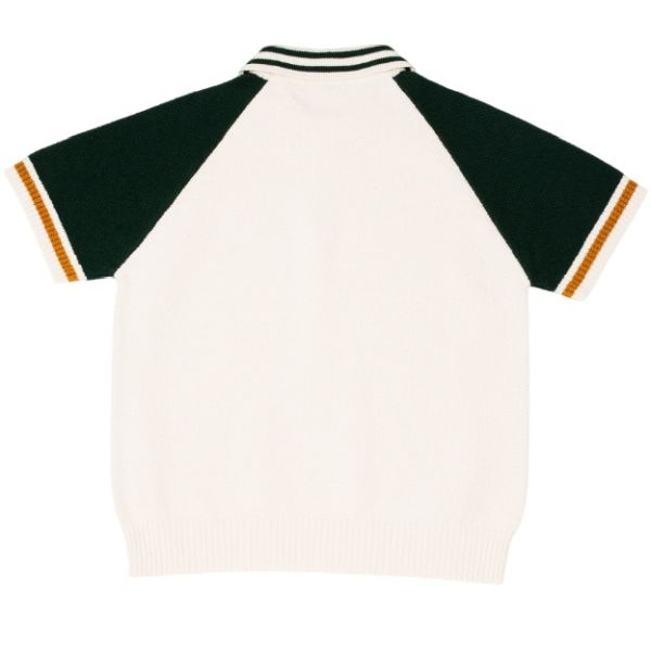 Goodies Sportive Biker Premium Knit Polo Off White