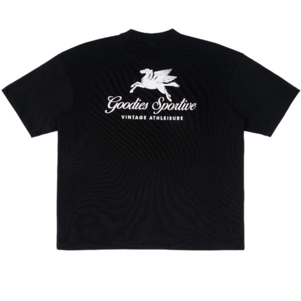 Goodies Sportive Pegasus T-shirt Zwart