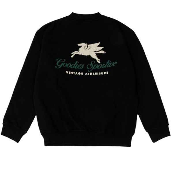 Goodies Sportive Pegasus Sweater Zwart