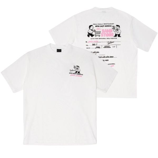 Goodies Sportive Sand Store T-shirt Wit