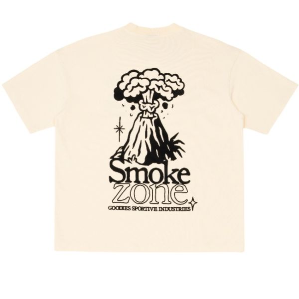 Goodies Sportive Smoke Zone T-shirt Off White