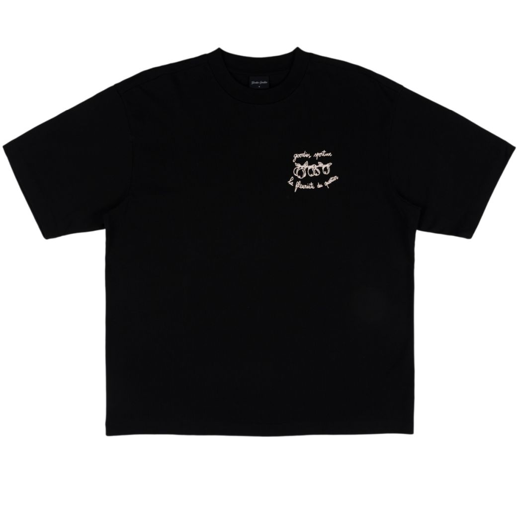 Goodies Sportive Le Fleuriste T-shirt Zwart