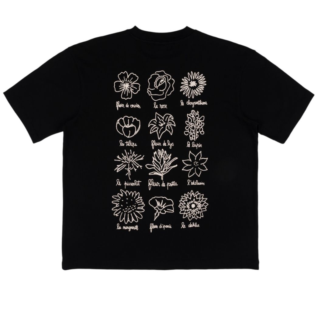 Goodies Sportive Le Fleuriste T-shirt Zwart