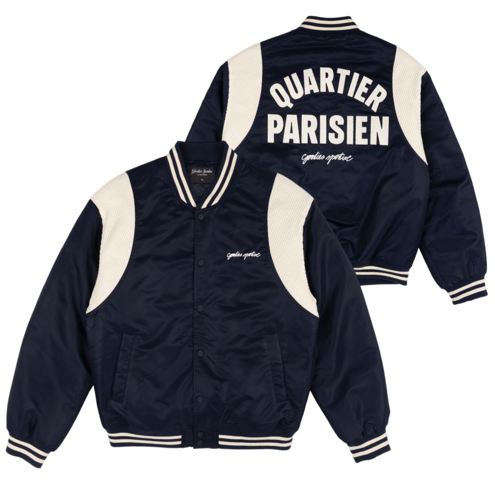 Goodies Sportive Quartier Parisien Bomber Jas Navy
