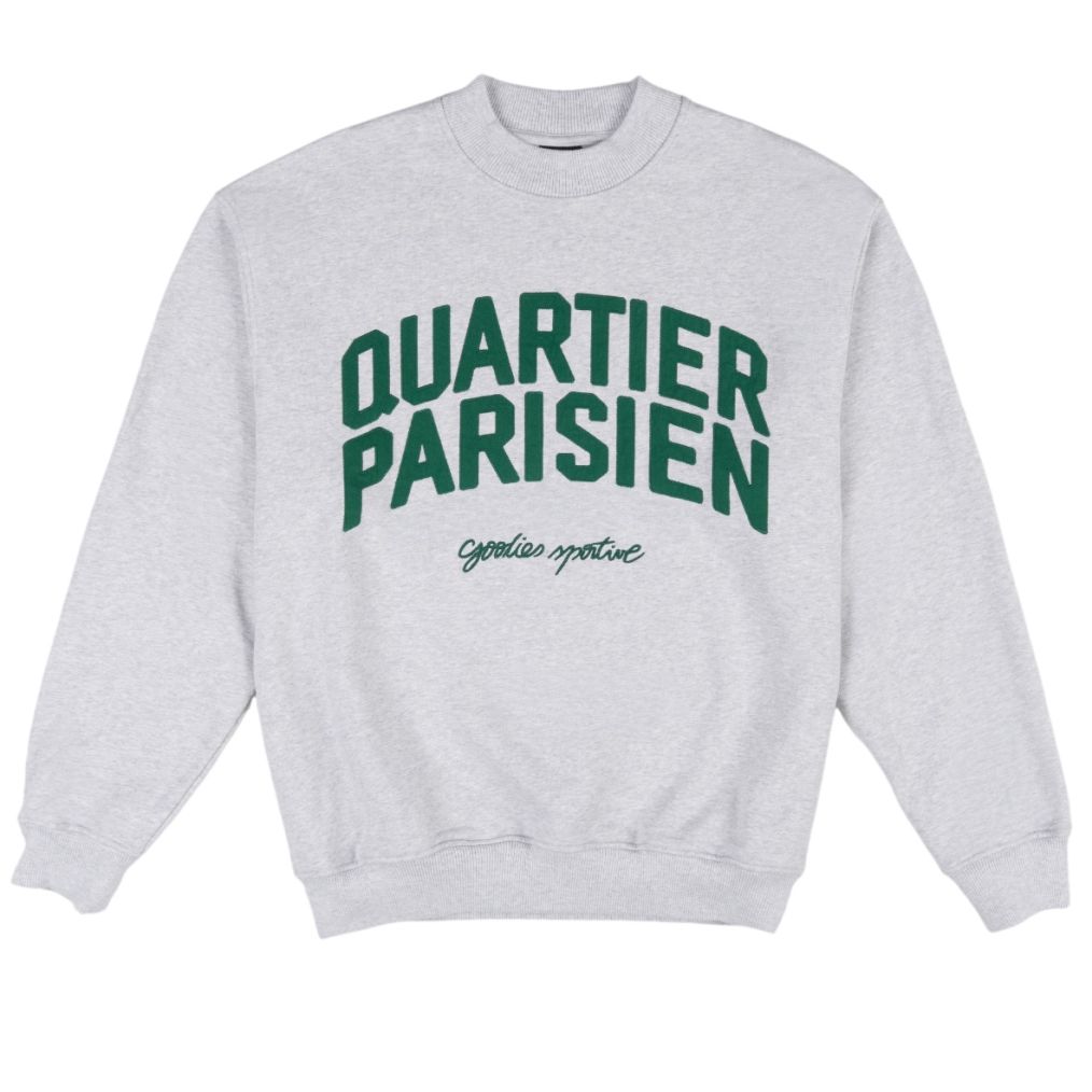 Goodies Sportive Quartier Parisien Vigore Sweater Grijs