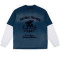 Goodies Sportive Real Pegasus Longsleeve T-shirt Donker Blauw