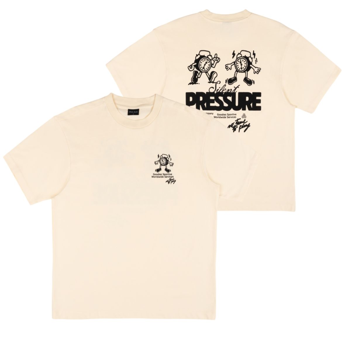 Goodies Sportive Silent Pressure T-shirt Off White