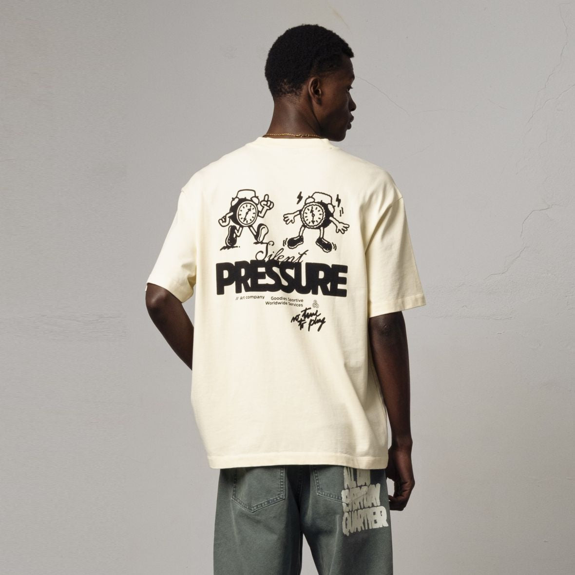 Goodies Sportive Silent Pressure T-shirt Off White