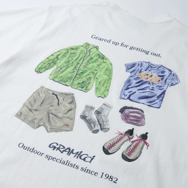 Gramicci Geared Up T-shirt Wit