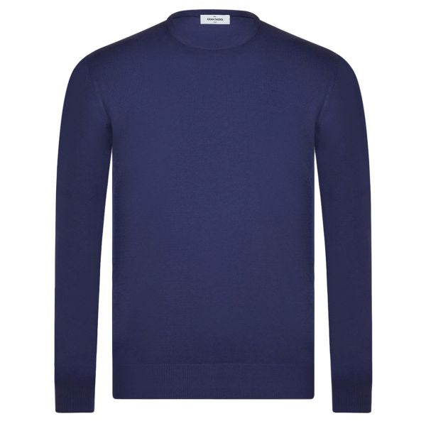 Gran Sasso Cotton Sweater Navy