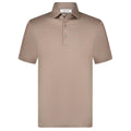 Gran Sasso Interlock Cotton Polo Bruin