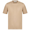 Gran Sasso Mercerized Cotton T-shirt Beige