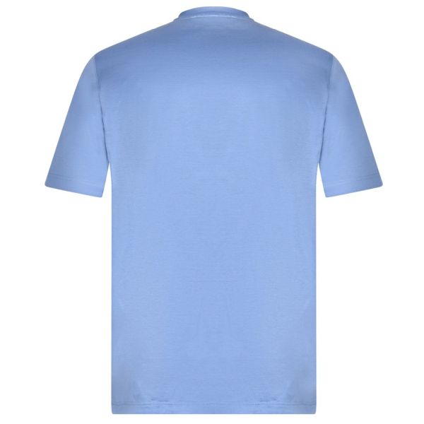 Gran Sasso Mercerized Cotton T-shirt Blauw