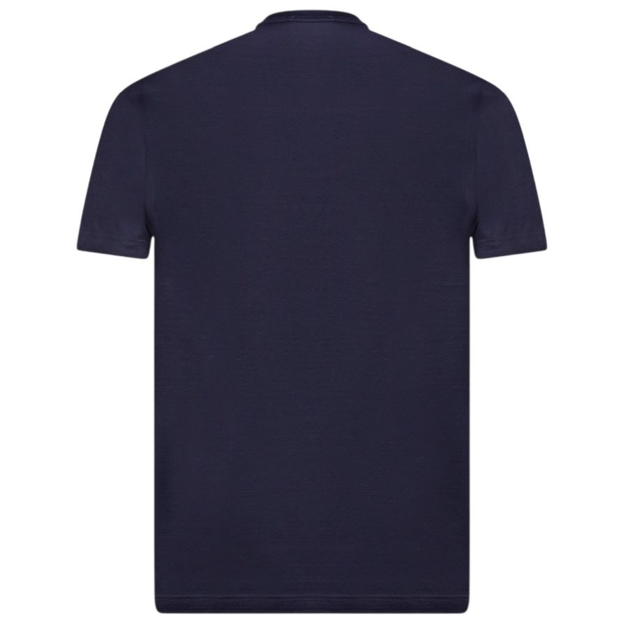 Gran Sasso Mercerized Cotton T-shirt Navy