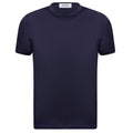 Gran Sasso Mercerized Cotton T-shirt Navy