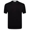 Gran Sasso Mercerized Cotton T-shirt Zwart
