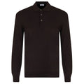 Gran Sasso Tennis Polo Sweater Bruin