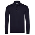 Gran Sasso Tennis Polo Sweater Navy