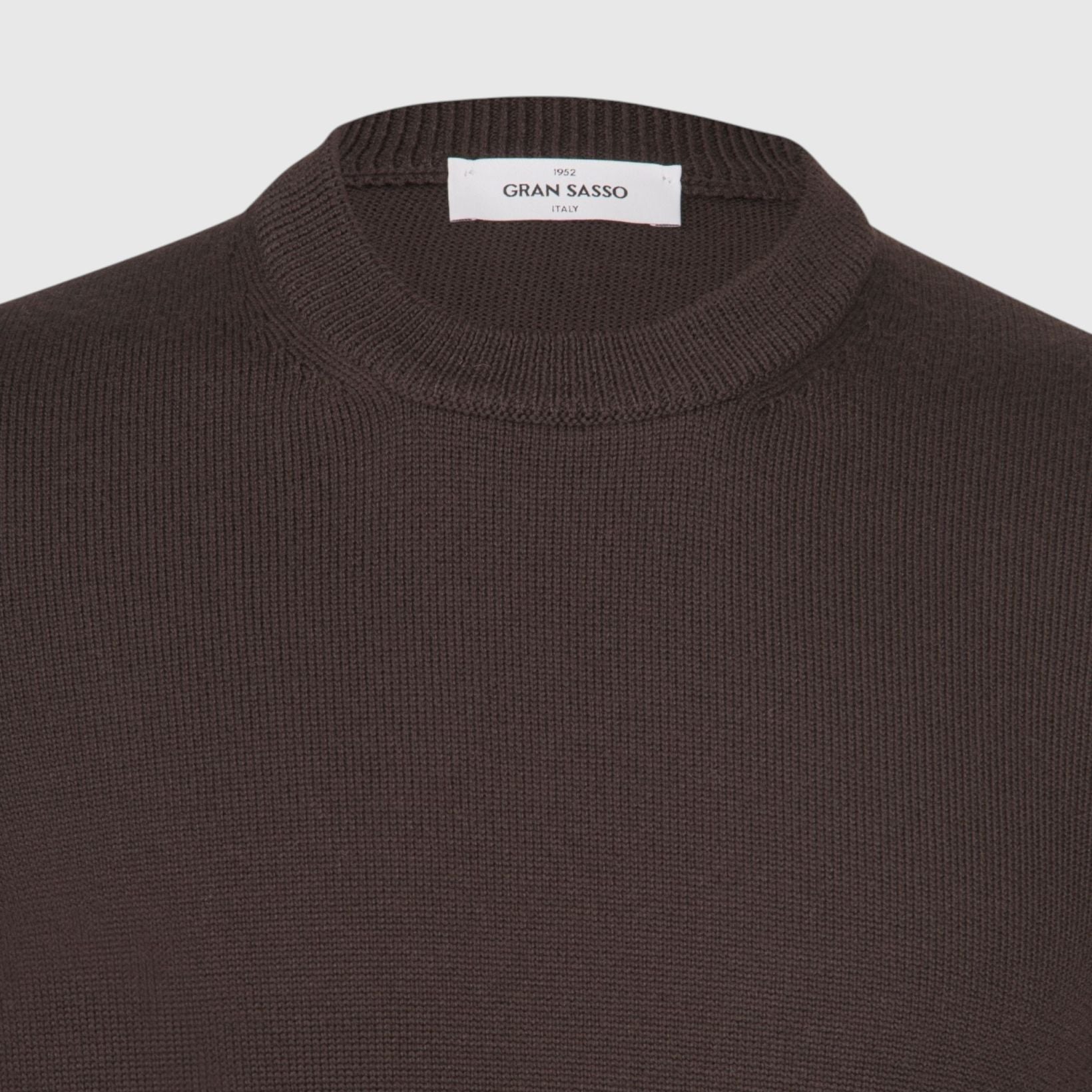 Gran Sasso Fine Merino Sweater Bruin