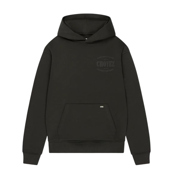 Croyez Stamp Hoodie Donker groen