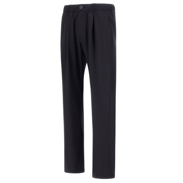 Herno Light Stretch Wool Pantalon Navy