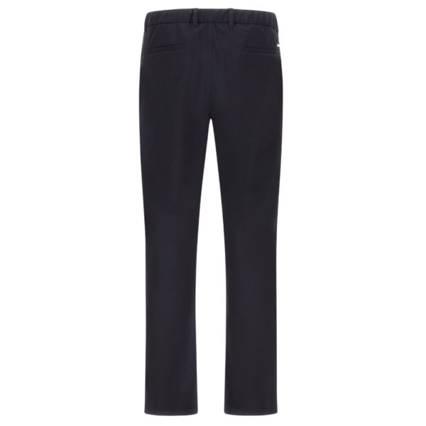Herno Light Stretch Wool Pantalon Navy