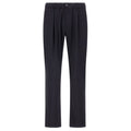 Herno Light Stretch Wool Pantalon Navy